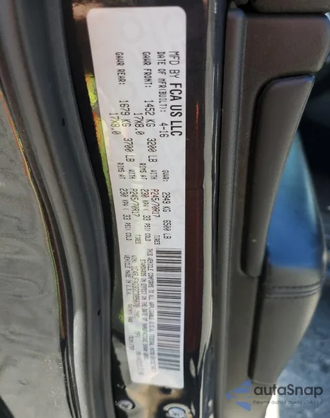 2016 Jeep Grand Cherokee Laredo from USA, damaged, VIN 1C4RJFAG9GC385070